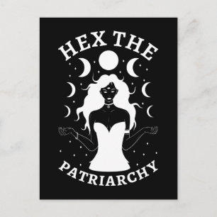 Feminist Witch - Hex The Patriarchy II Postcard