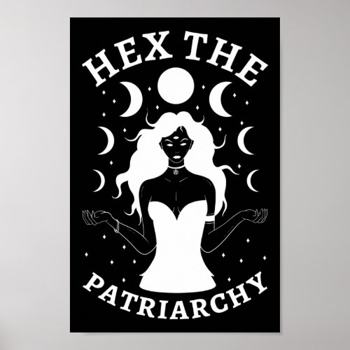 Feminist Witch _ Hex The Patriarchy II Poster