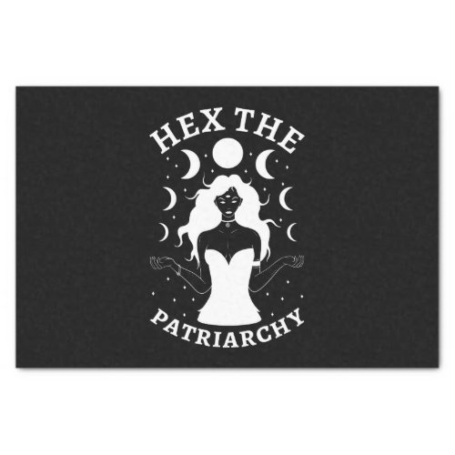 Feminist Witch _ Hex The Patriarchy II Tissue Paper