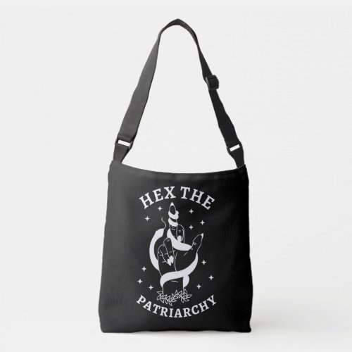 Feminist Witch _ Hex The Patriarchy III Crossbody Bag