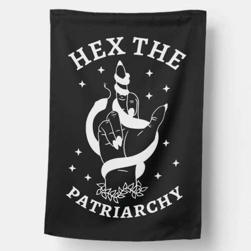 Feminist Witch _ Hex The Patriarchy III House Flag