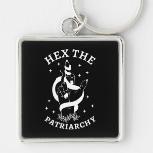 Feminist Witch - Hex The Patriarchy III Keychain