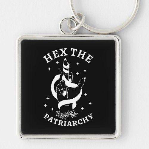 Feminist Witch _ Hex The Patriarchy III Keychain