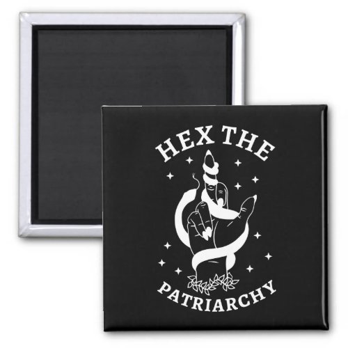 Feminist Witch _ Hex The Patriarchy III Magnet