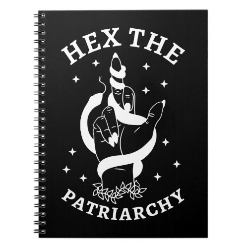 Feminist Witch _ Hex The Patriarchy III Notebook