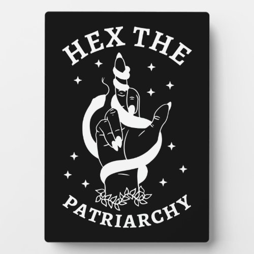 Feminist Witch _ Hex The Patriarchy III Plaque