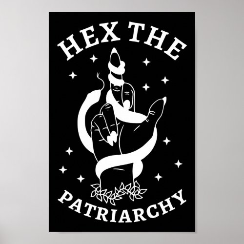 Feminist Witch _ Hex The Patriarchy III Poster