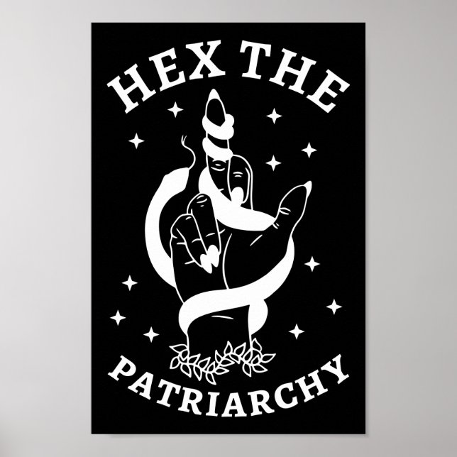 Feminist Witch - Hex The Patriarchy III Poster (Front)
