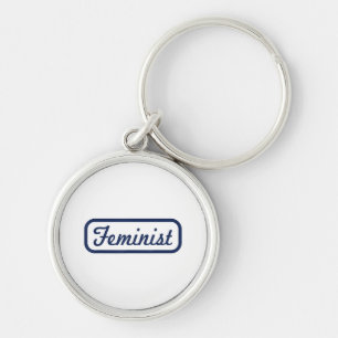 Feminist Woman Power Vintage T Shirt Tee Gift Keychain