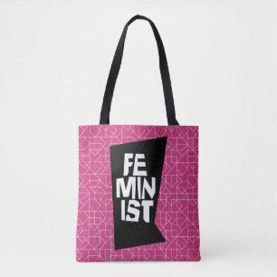 Feminist women female girl me too equal woman tote bag