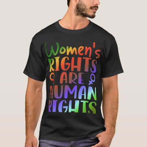 Feminist Womens Rights Are Human Rights 23 T_Shirt