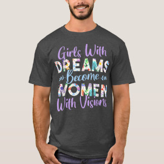 Feminist Womens Rights Female Empowerment Flowers  T-Shirt