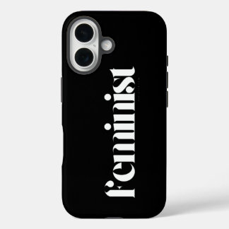 Feminist Women's Rights- Minimalist Black & White  iPhone 16 Case