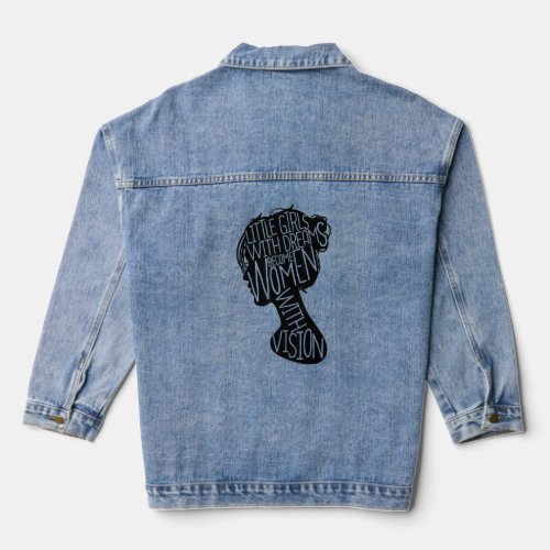 Feminist Womens Rights Social Justice March For Gi Denim Jacket
