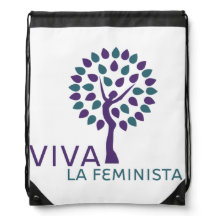 Feminista Draw string backpack