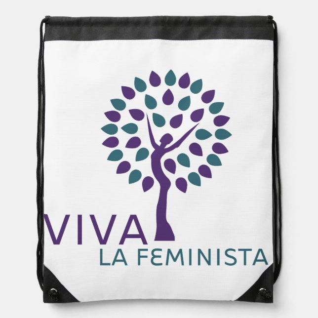 Feminista Draw string backpack (Front)