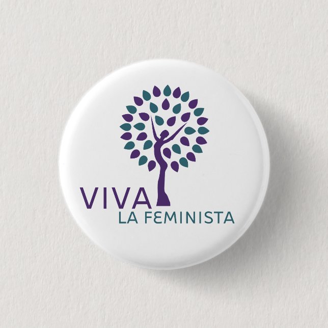 Feminista flair pinback button (Front)