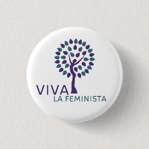 Feminista flair pinback button