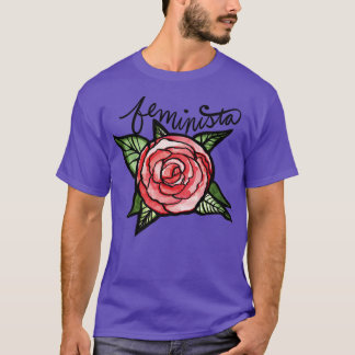 Feminista Red Rose Feminist Art Feminism1924 T-Shirt