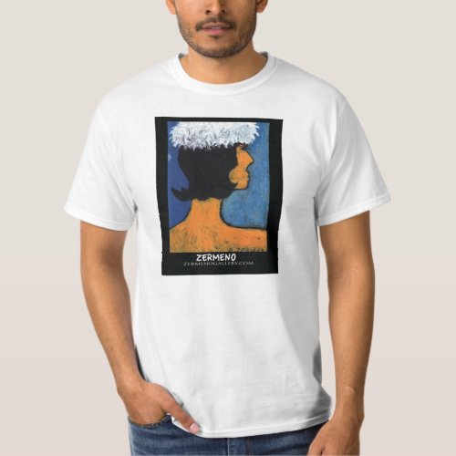 Femme avec Charpeau Blanche by Zermeno T_Shirt