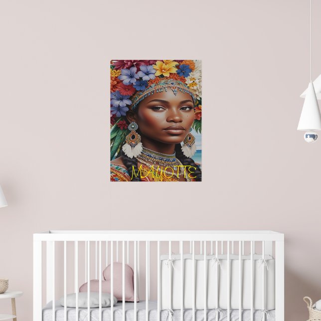 FEMME DE MAYOTTE POSTER (Nursery 2)