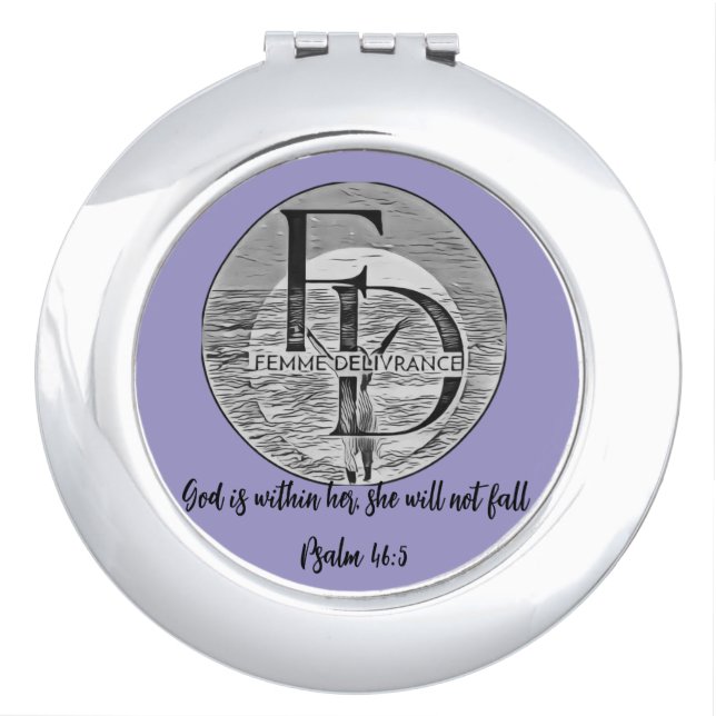 Femme Delivrance compact mirror (Front)