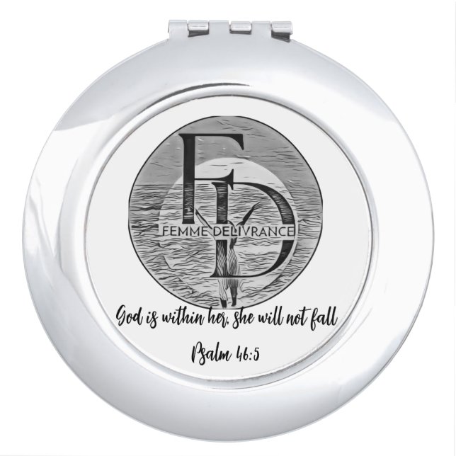 Femme Delivrance compact mirror (Front)