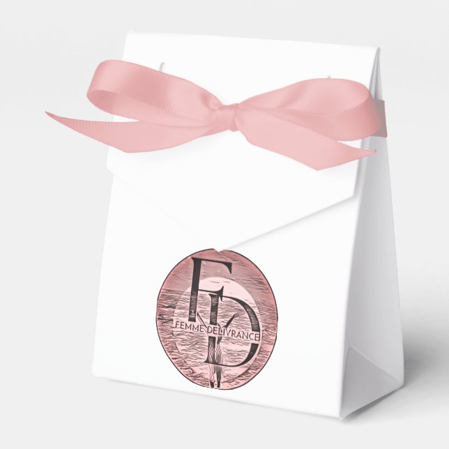 Femme Delivrance Favor Boxes (Front Side)