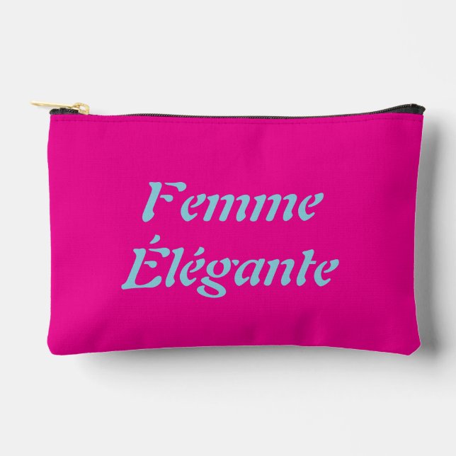 Femme Élégante Small Accessory Pouch (Front)