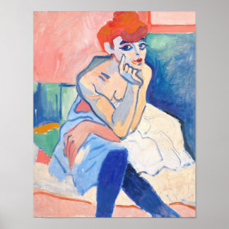 Femme En Chemise by Andre Derain Poster