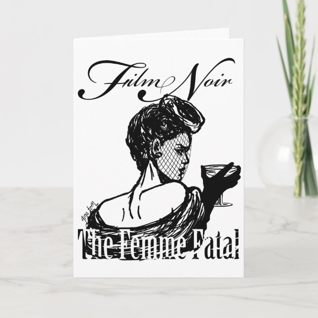 Femme Fatal Holiday Card (Front)