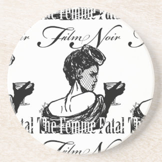 Femme Fatal Sandstone Coaster
