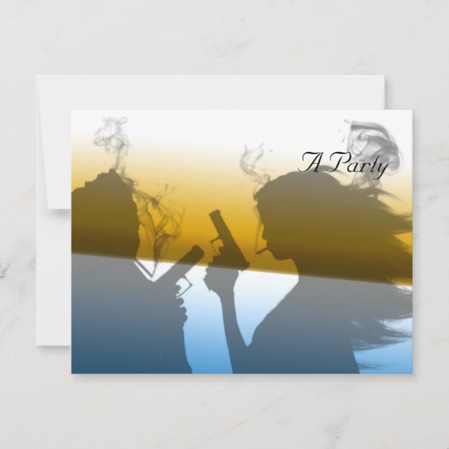 Femme Fatale - Double Trouble Invitations (Front)