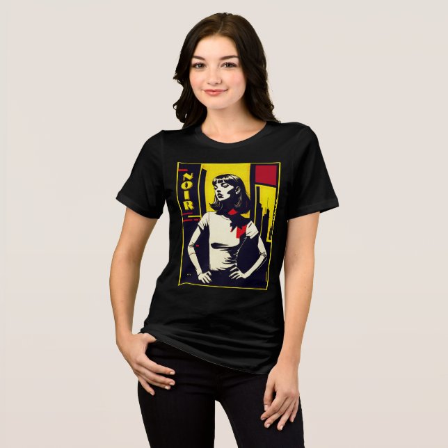 Femme Fatale Noir Tri-Blend Shirt (Front Full)