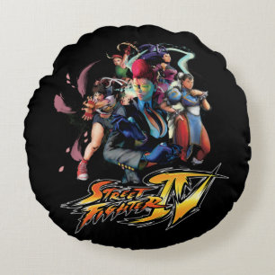 Femme Fatale Round Pillow