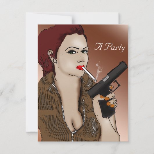 Femme Fatale - Smoking and Guns (Front)