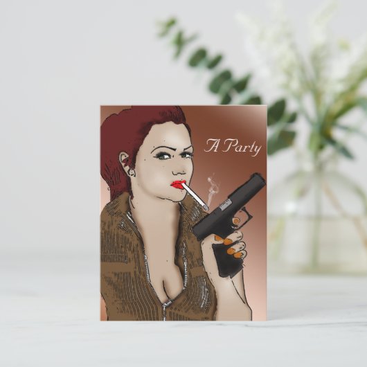 Femme Fatale - Smoking and Guns (Standing Front)