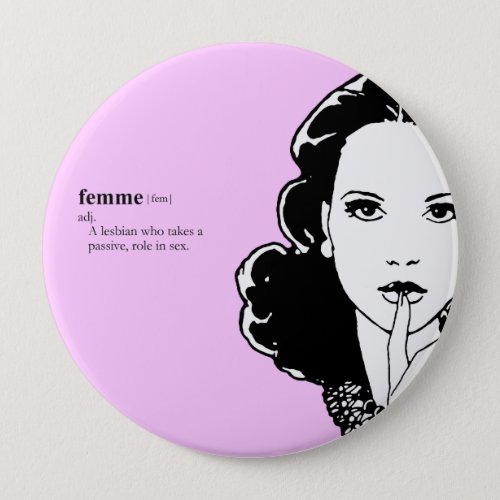 FEMME lesbian Button