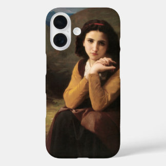 Femme Mignonne of Young Woman by Bouguereau iPhone 16 Case