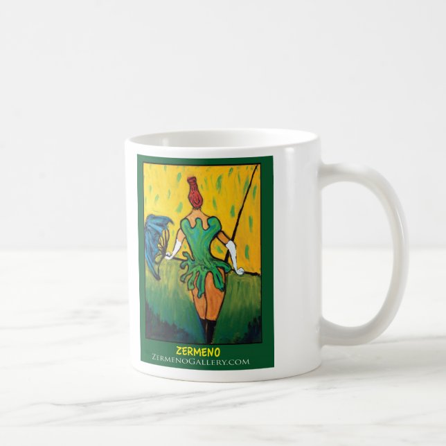 "Femme Trapeze" by Zermeno Coffee Mug (Right)
