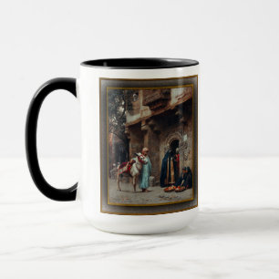 Femmes Arabes Devant Une Porte Mug