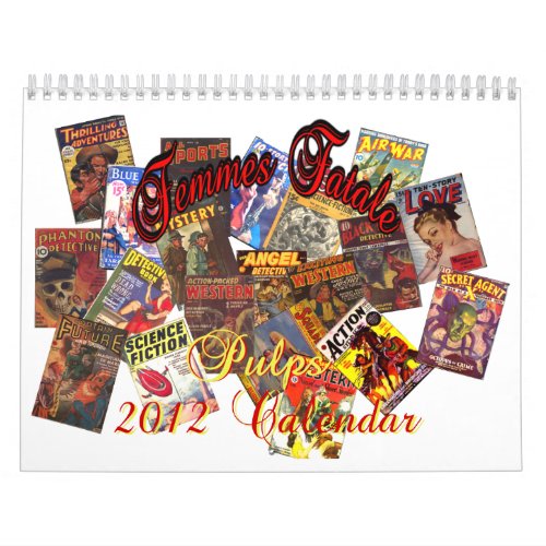 Femmes Fatale Pulp 2012 Calendar