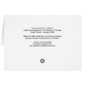 "Fence and Dunes" collection Cards (Back Horizontal)