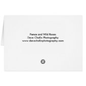 Fence and Roses Cards (Back Horizontal)