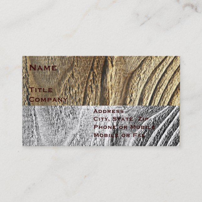 Fence Board Business Card (Front)