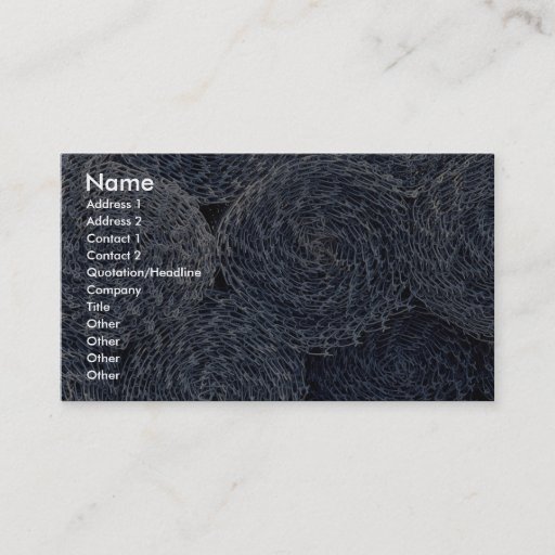 Customizable Fence Business Card