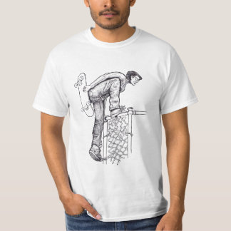 Fence Climber Skateboarder T-Shirt