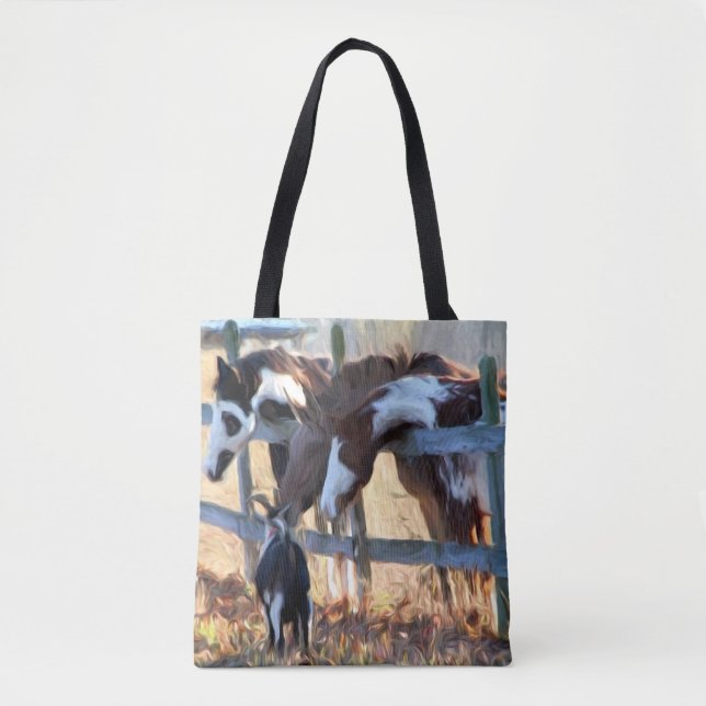 Fence Friends Tote Bag (Front)
