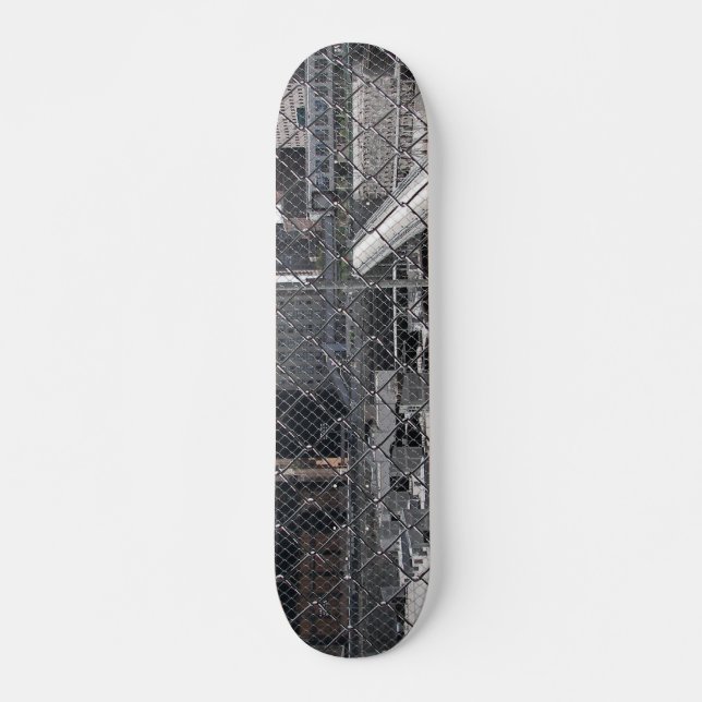 fence in by lensgerrit skateboard deck (Front)