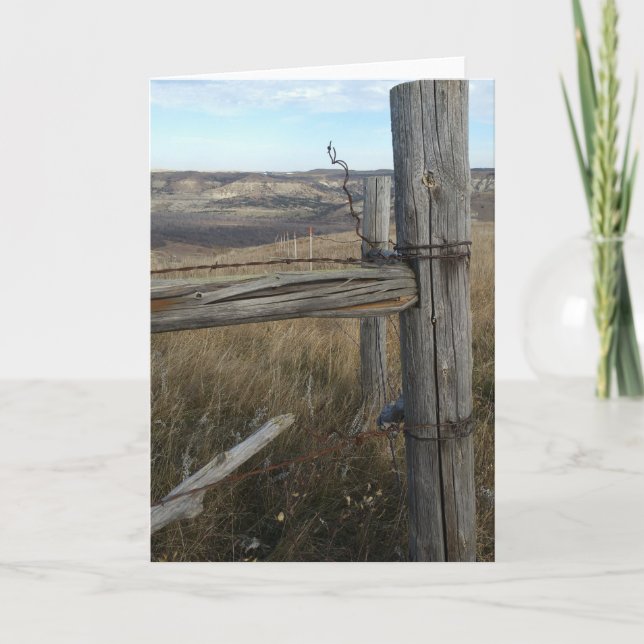 Fence Line View Note Card (Front)